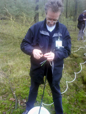 Herzi bei der Arbeit